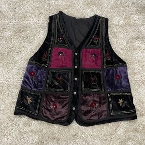 Vintage slim suit vest